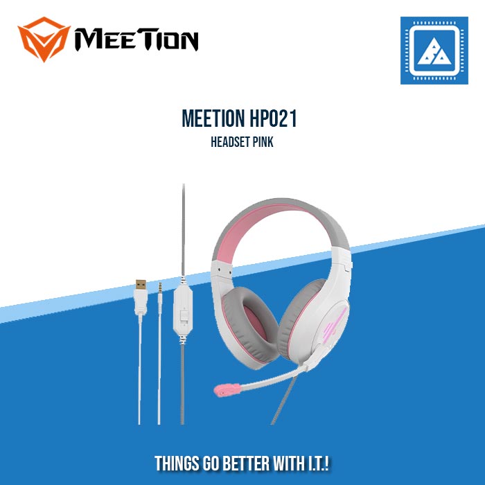 MEETION HP021 HEADSET PINK MEETION HP021 HEADSET PINK